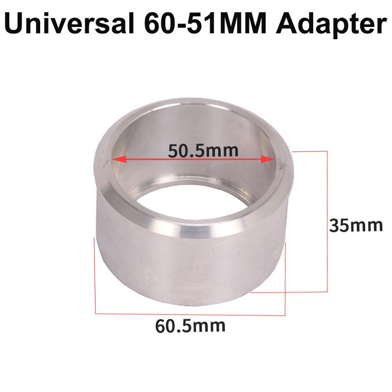 51mm To 52MM 54MM 56MM 58MM 62MM 64MM Motorcycle Exhaust Escape Convertor Adapter Link Pipe Tube Reducer 60mm Muffler Race