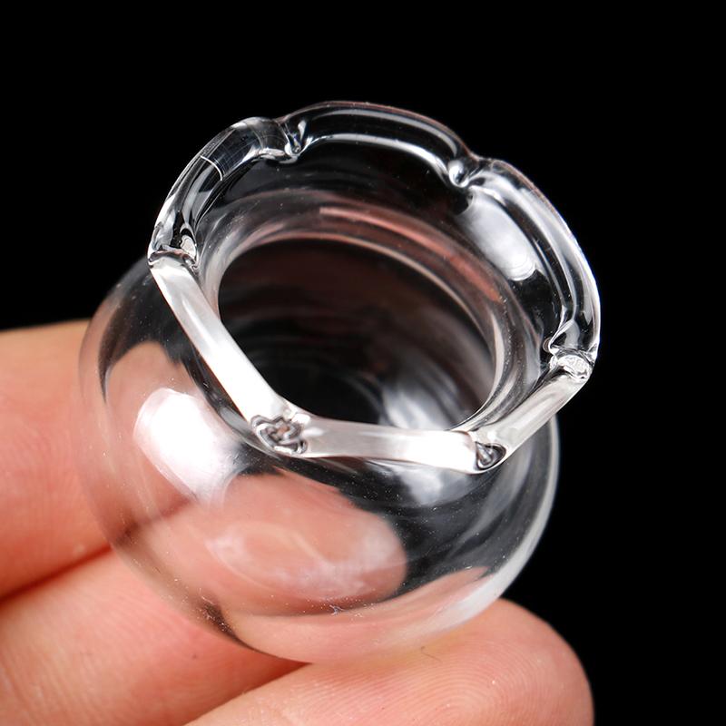 1:6 1:12 Puppenhaus Miniatur Fischglas Schale Simulation Aquarium Kleiner Goldfisch Puppenhaus Heimdeko Zubehör Spielzeug