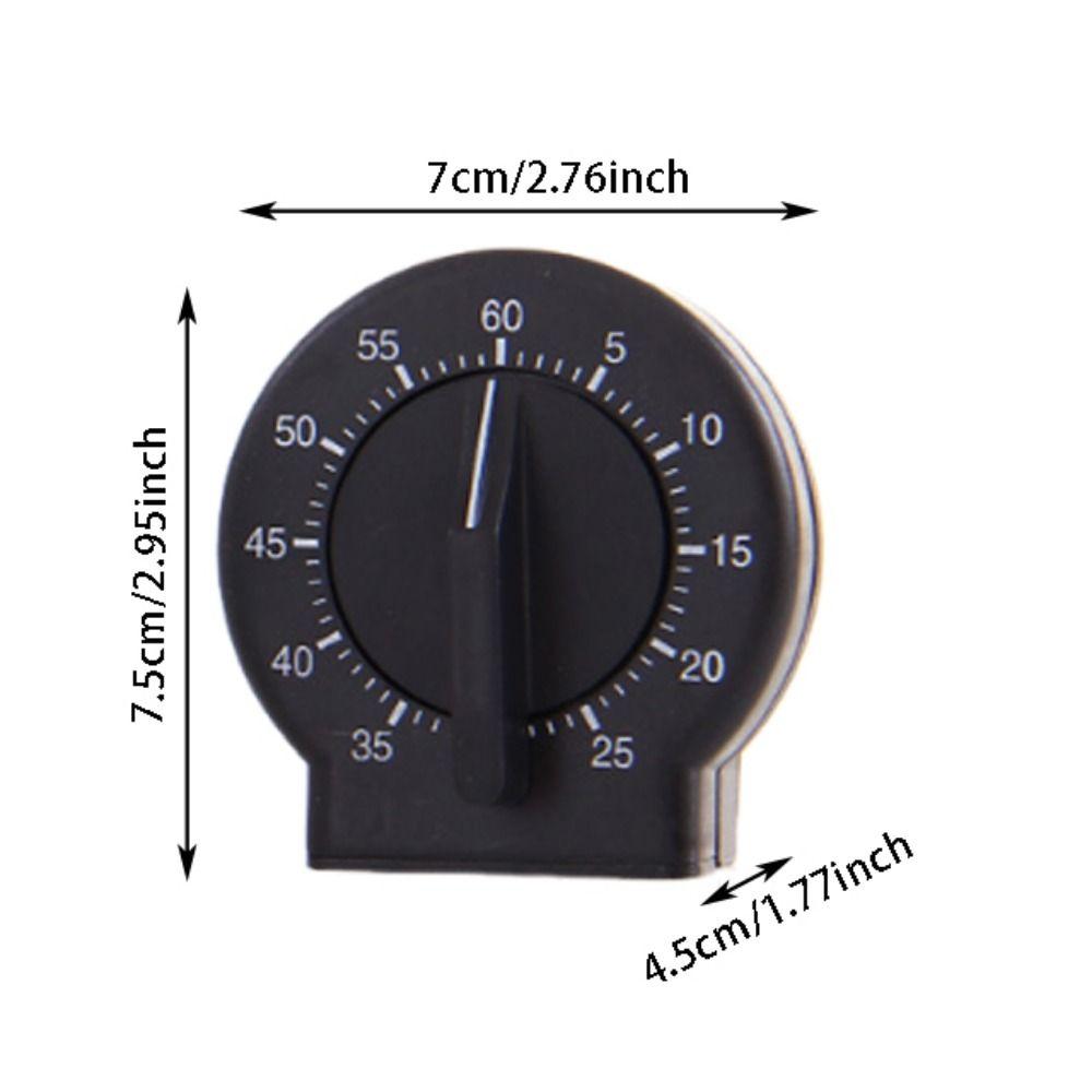 60 Minute Kitchen Timer Round Countdown Timer Visual Reminder Cooking Timer  Study Office