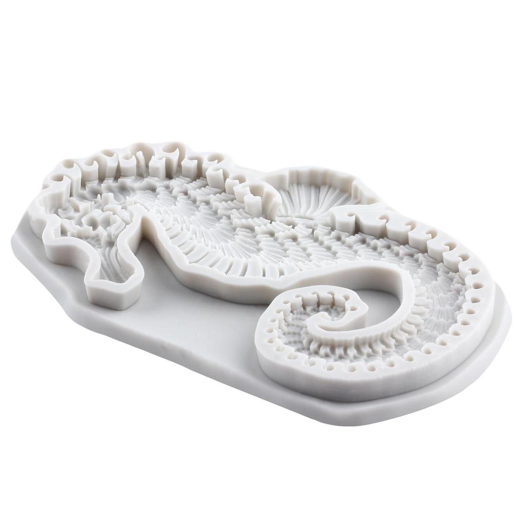 Seahorse Silicone Molds Hippocampus Fondant Mold Cake Decorating Tools Cupcake Topper Candy Chocolate Gumpaste Mold