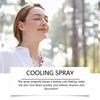 Cooling spray for summer outdoor sports, running, and fitness; keeps you cool when sweating and does not make clothes sticky
