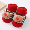 Terry Socks for Infants 0-12 Months Christmas Pattern Warm Cotton Socks Warm & Protective Socks for Indoor & Outdoor Use