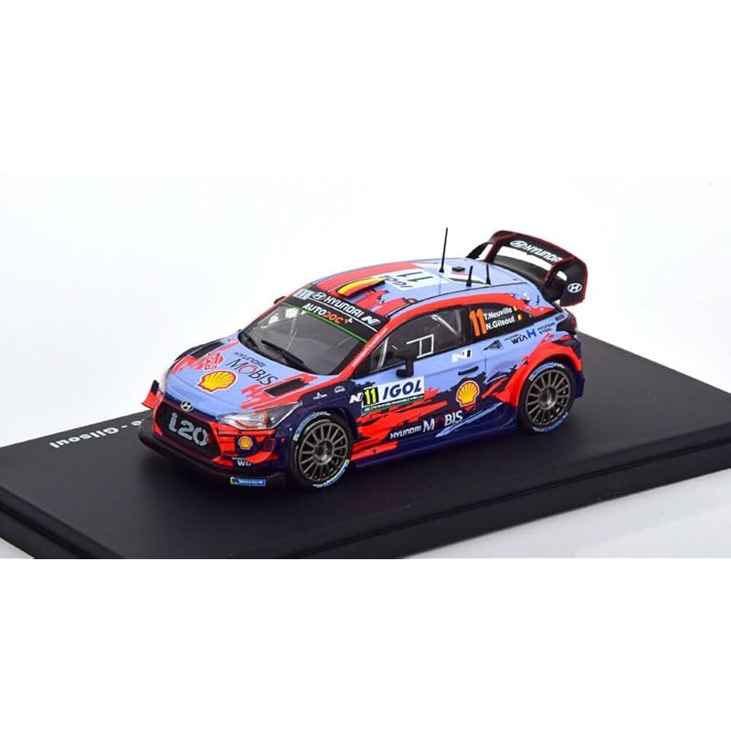 

1/43 WRC hyundai i20 2019 tour de corse #11 Neuville/Gilsoul hyunde mini car [product]