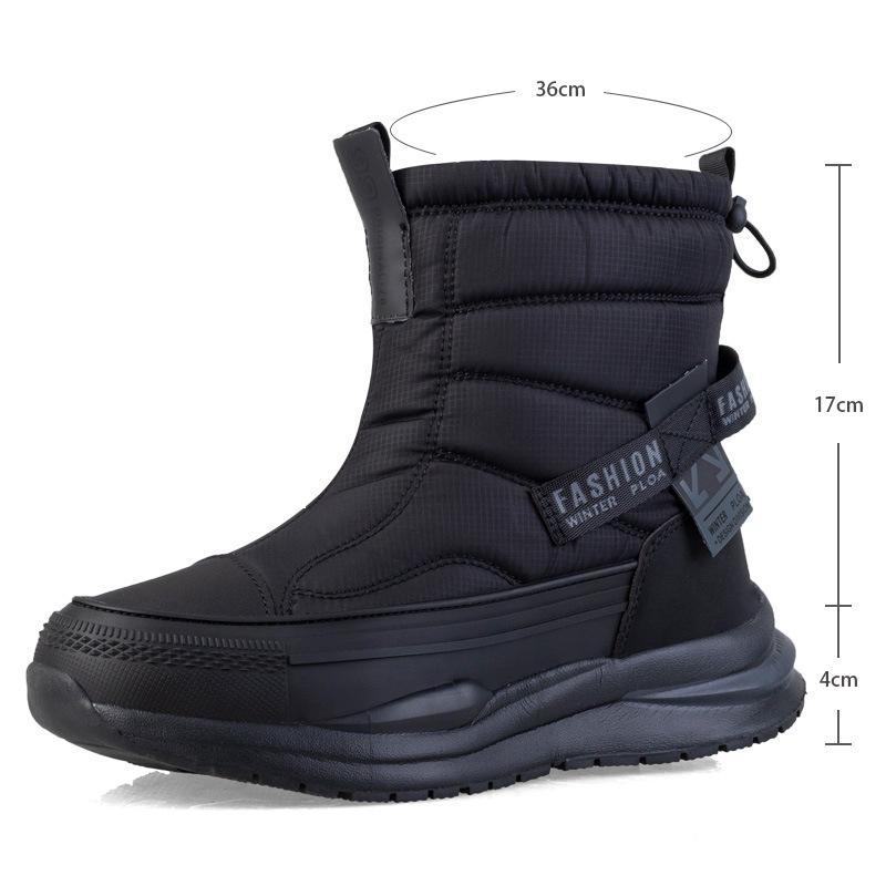 

Большие размеры мужские зимние ботинки зимние походные ботинки для мужчин уличные высокие ботинки унисекс ботильоны с боковой молнией модная мужская зимняя обувь 36