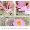 A60Z100PCS 2,36 Pouces Machine à Badges DIY Broches Bouton Badge Bouton Acrylique Transparent Badges Bouton Pinmay