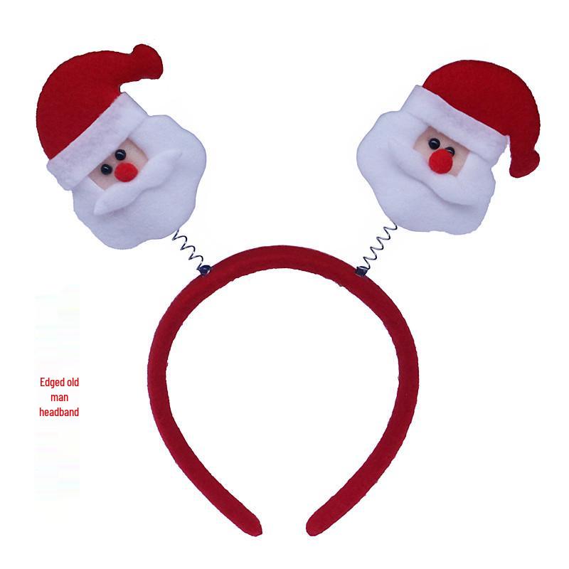 Christmas Hair Clip & Headband Set: Snowman Ornament, Bow, Hat - Perfect Holiday Accessories for Kids