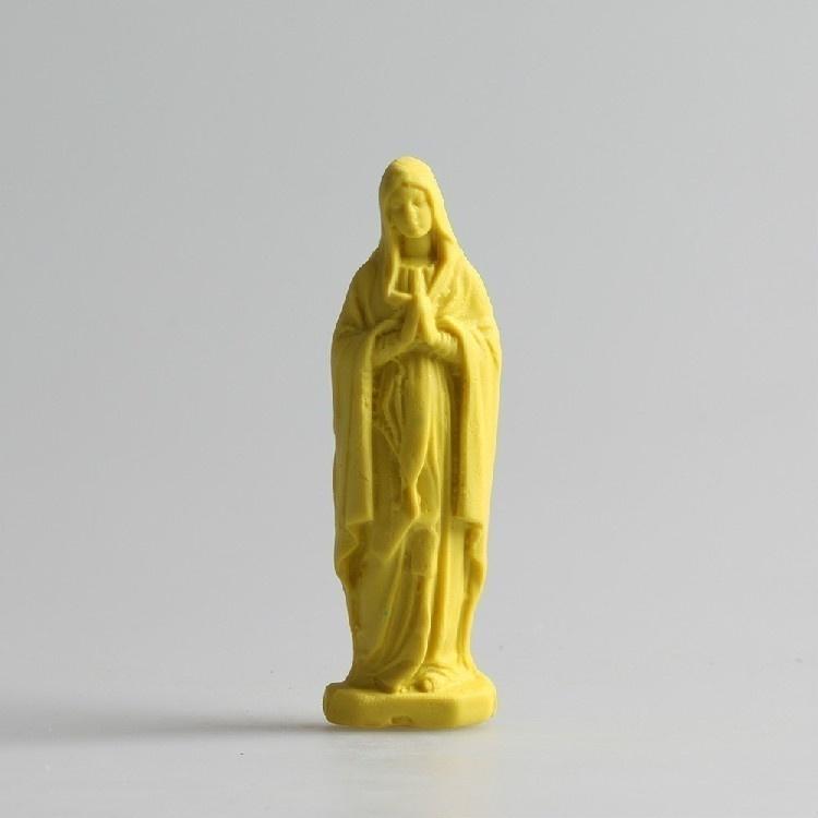 Virgin Mary Shaped 3D Fondant Cake Silicone Mold for Soap Polymer Clay Molds Chocolate Pastry Candy Making Decoration Tools