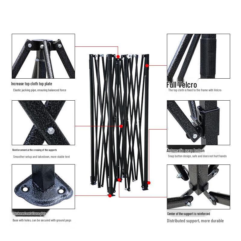 Huihuadu Outdoor Foldable 4-Leg Sunshade Carport Canopy