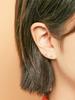 Minimalpiercing 14K Internal Mini Whale Tail Labret Piercing