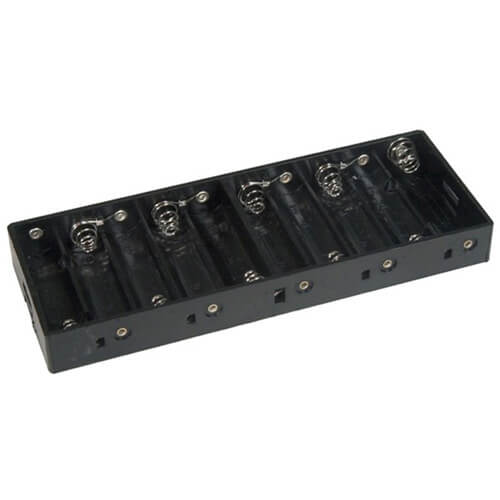 Nebeneinanderliegender Batteriehalter (10xAA)