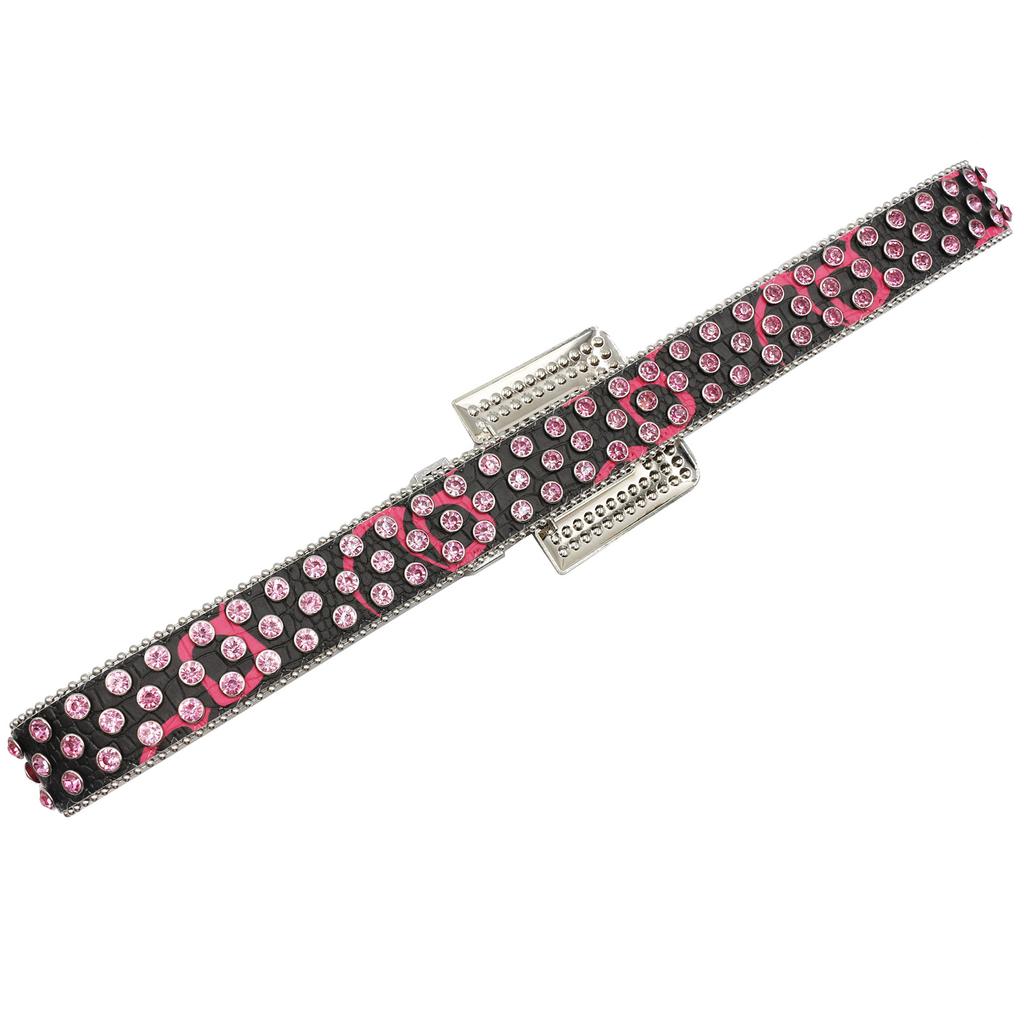 Belt, Men's Rhinestone Belt, Women's Belt, Full Diamonds, Fashionable Punk Style Wide Belt, Women's Trousers Belt Decoration