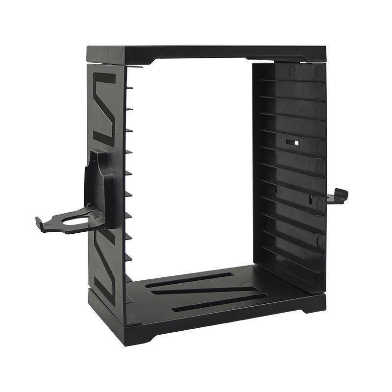 Dual-Layer-Aufbewahrungsregal für Spiele-Discs und Controller für Switch/XBOX/PS4/PS5 – Modell HBS-259