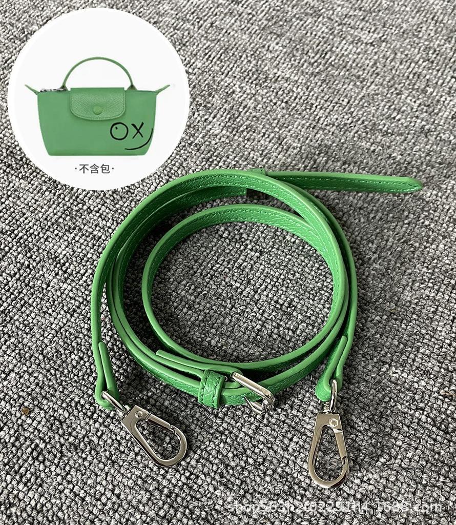First Layer Cowhide Longxiang Mini Non-destructive Modification Dumpling Shoulder Strap Crossbody Bag Accessories Punching DIY
