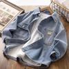 Boys' Denim Shirt Children's Thin Lapel Coat Long-sleeved Shirt