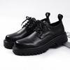 British Men's Shoes Men's Best Man Groom Business Dress Soft Sole Spring Casual Leather Shoes Men's Wedding Shoes 98138-W