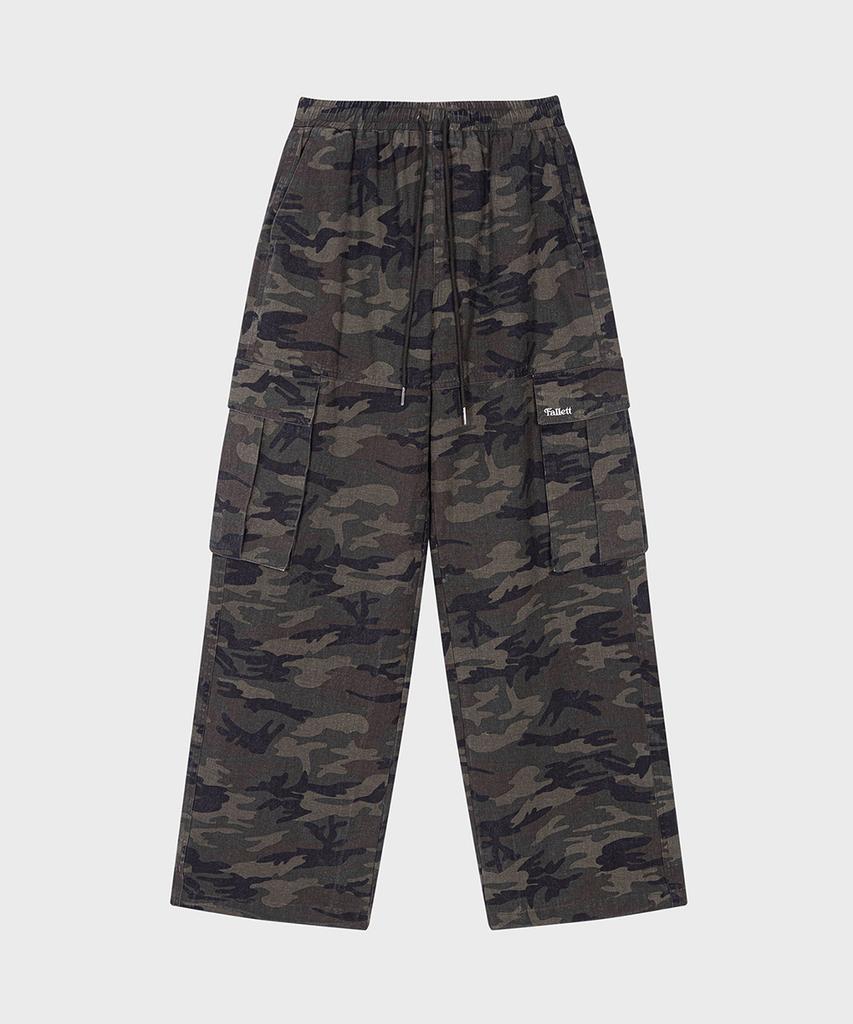 FALLETT Cargo String Pants Camo