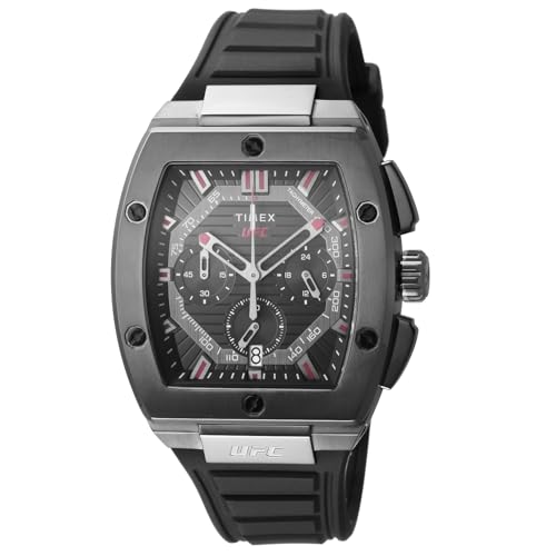 

[TIMEX] Watch UFC Animal Gunmetal Dial Quartz 10 ATM Water Resistant Mineral Glass 42mm TW2V87400 Men s Black