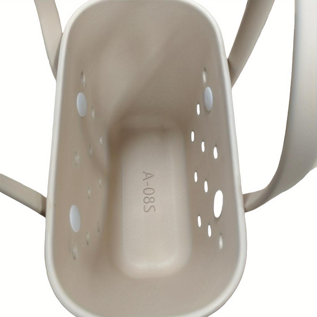 Europa und Amerika Trend Lochtasche EVA Handtasche einfarbig mit hochwertiger Aufbewahrungstasche, Strandtasche, modische Handtasche für den täglichen Ausflug