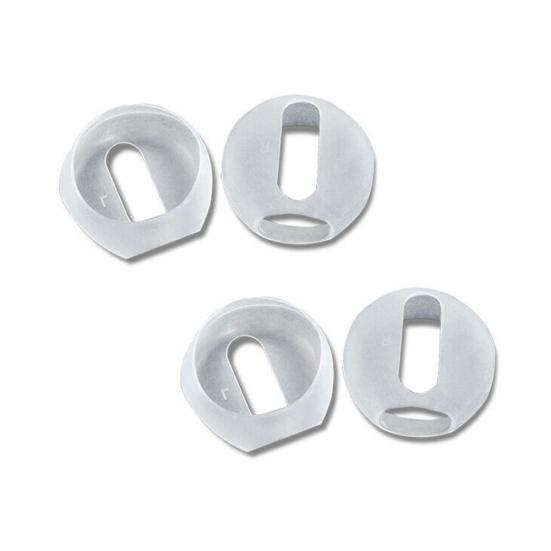 2 Pair Silicone Anti-Slip Earphone Protective Cover Case Eartips for Air-pods 1 2