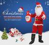 Gold Velvet Adult Santa Claus Christmas Costume - Thickened Holiday Dress