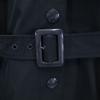 HUNTER trench coat S Navy With belt Women Used