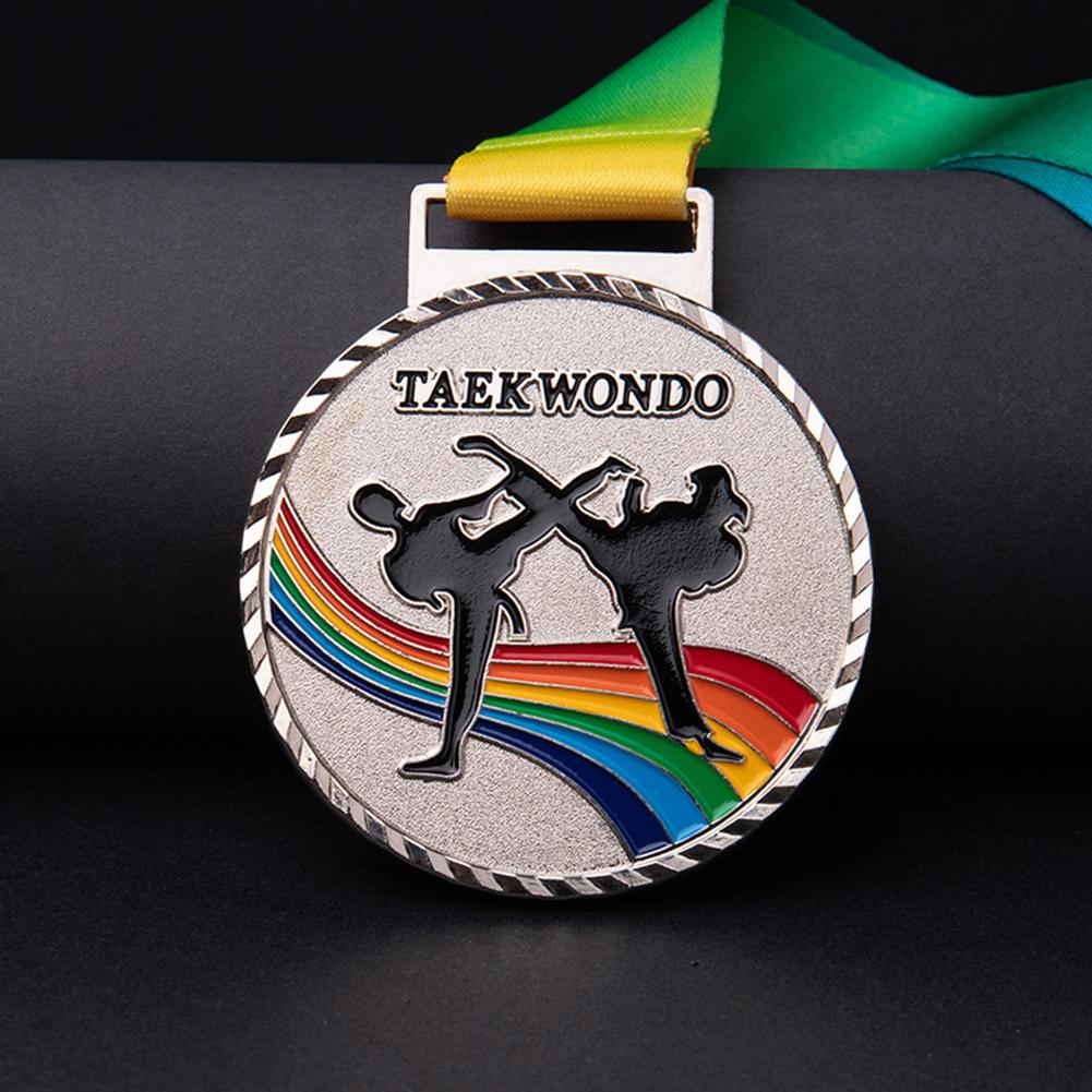 Games Taekwondo Sports Winner Golden Silver Copper Award Reward Baking Finishing