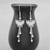 Yinxiu Qiancheng Handmade 999 Sterling Silver Butterfly Earrings & Pendants, Ethnic National Style, Small Size.