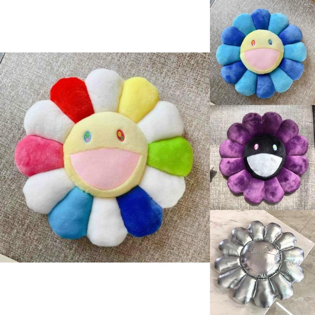 Soft And Comfortable 40cm Takashi Murakami Rainbow Flower Pillow Plush Toy