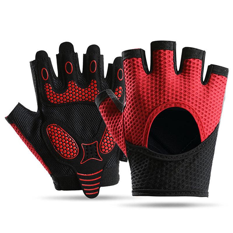 Fitness gloves men and women half finger outdoor sports non-slip and wear-resistant