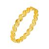 Light Luxury Niche High-end Twist Braid Flash Plated Fashionable Braided Wire Open Bracelet