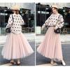 Half-length Skirt Women's Net Gauze Skirt Large Skirt Mid-length Gauze Skirt Net Yarn Breathable Large Skirt