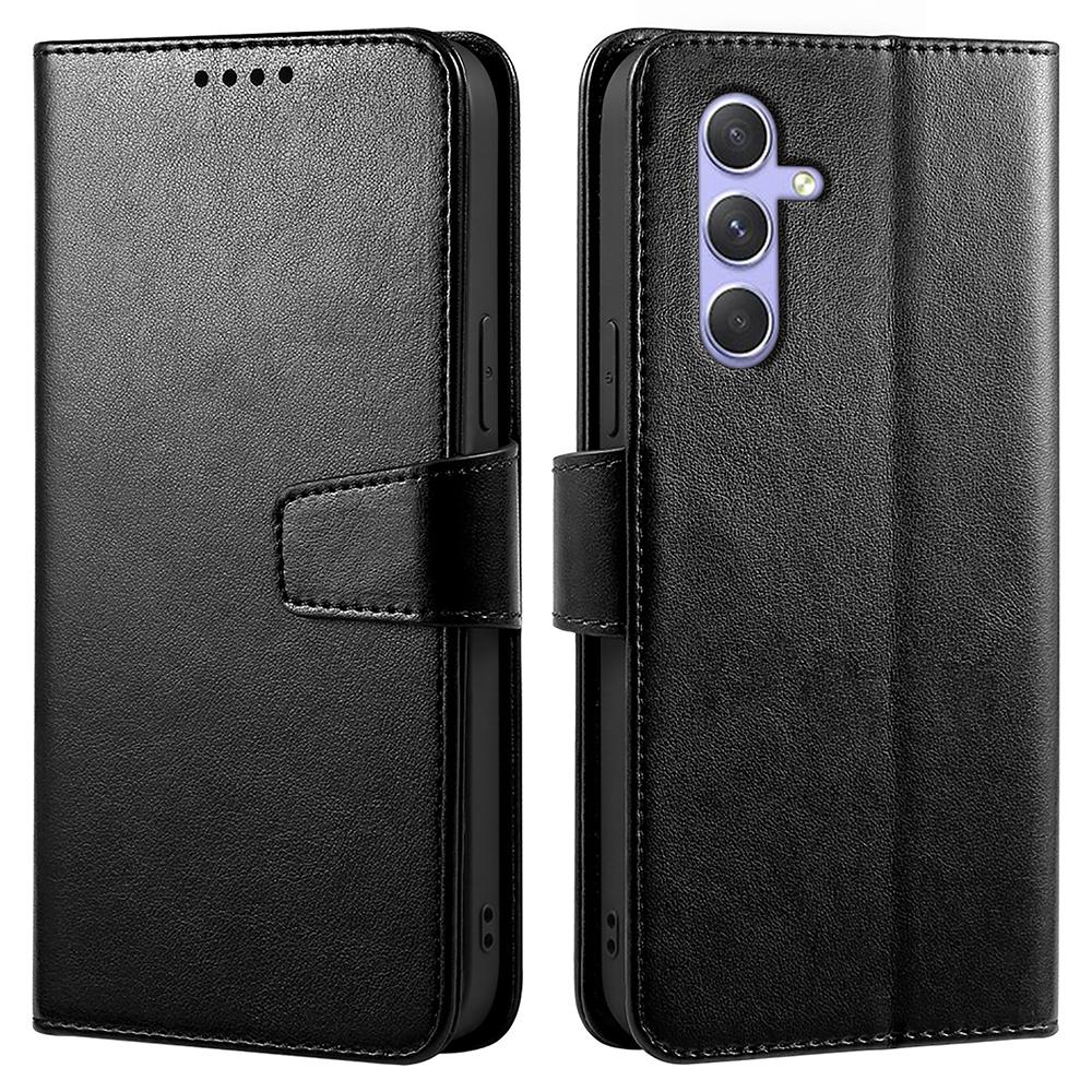 

For Samsung Galaxy A06s Case Stand Card Holder Wallet Leather Phone Cover Black
