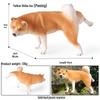 Realistic Corgi Puppy Heart Model: Cute Animal Toy & Desktop Ornament