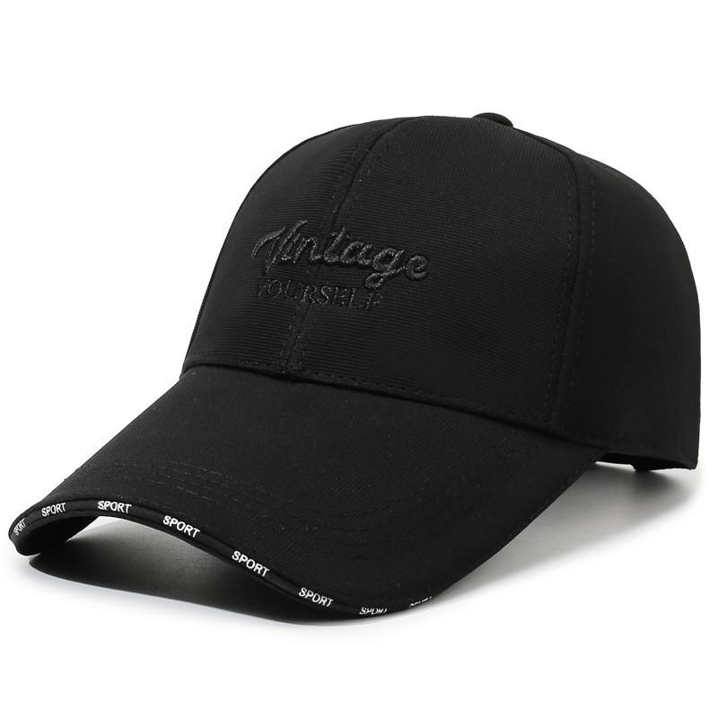 Staircase Fabric Baseball Cap With Embroidered Letters For Sun Protection And Summer Casual Wear