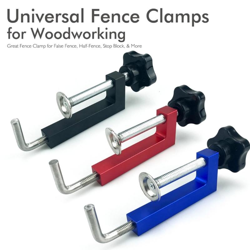 Fence Clip Fixing Clip Multifunctional Woodworking Clamp Clip Adjustable Fixed Clamps Woodworking Clip Hand Tool
