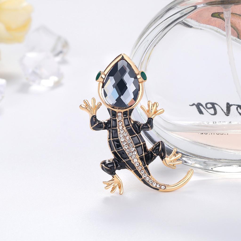 Animal Lizard Brooches Fashion Safety Brooch Pins Lapel Pins for Clothing Backpack Hat Decoration