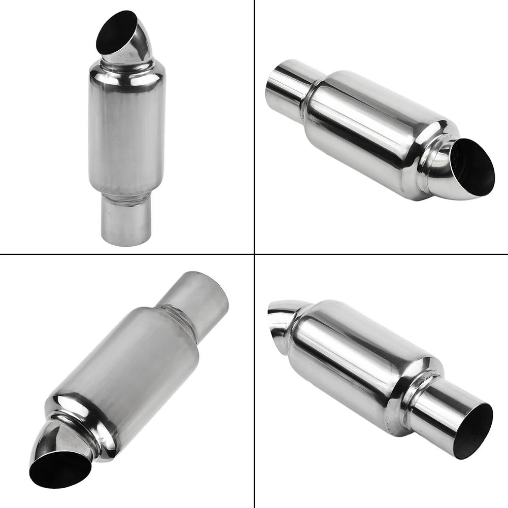 Exhaust Muffler Stainless Steel Car Exhaust Downpipes Branch Sound Tuning Muffler Tube 51mm Auto Engine Parts