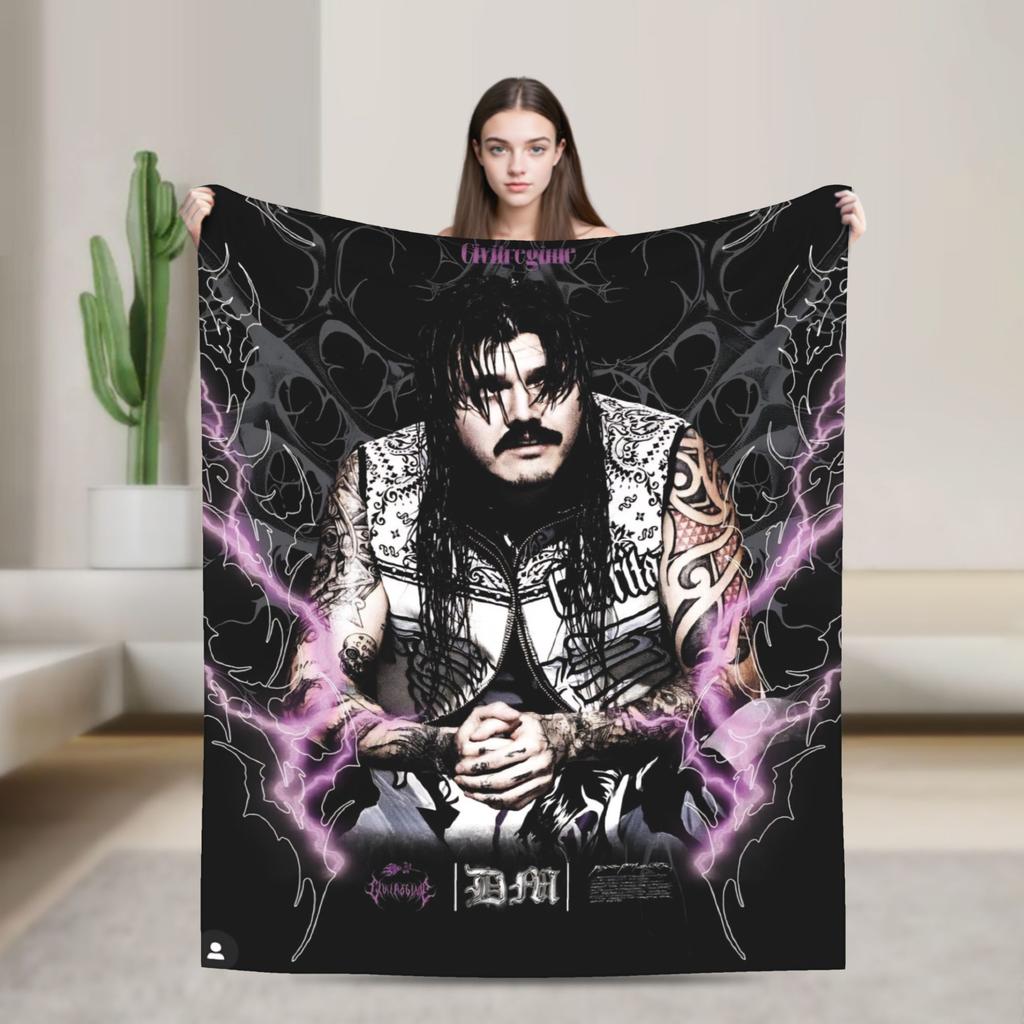 Dominik Mysterio  Blanket Quality Soft Warm  Bedding Throws Winter Decorative Living Room Aesthetic Bedspread