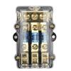 Universal 3 Way Car Audio Fuse Block Safe 60A Stereo Fuse Holder with Transparent Cover for Boat Yac