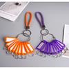 Leather Handheld Classification Key Card 10 Signboards Keychain Hanging Handheld Keychain Rentals Labels Storage Tags