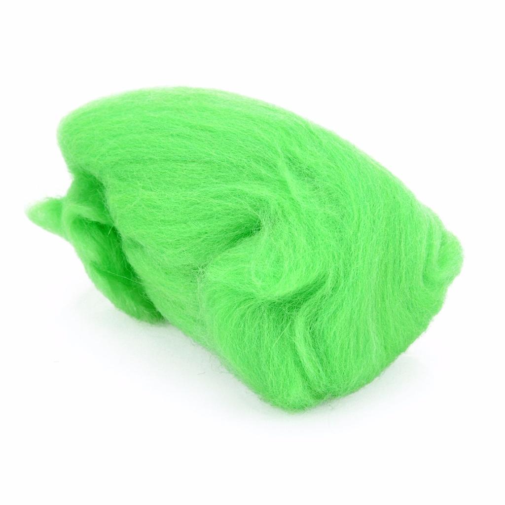 New 60g MERINO Woodland Green Shades Dyed Wool Tops Roving For Needle Felting