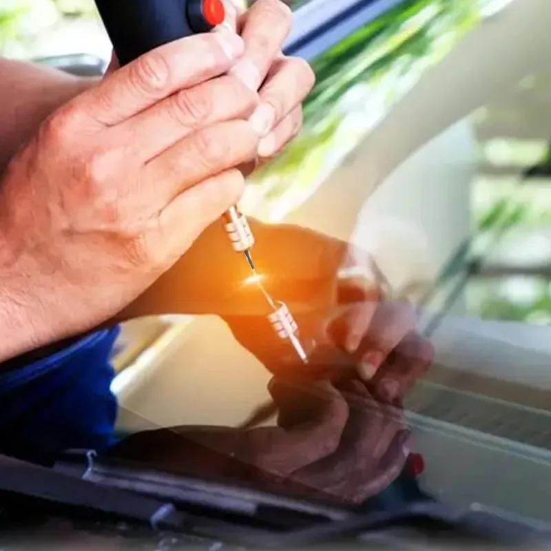 Wiertło do naprawy przedniej szyby samochodowej Wiertło do szkła Łatwe w montażu Trwałe wiertło ze stali wolframowej 1mm Części samochodowe 1/2/4/6/10 szt.