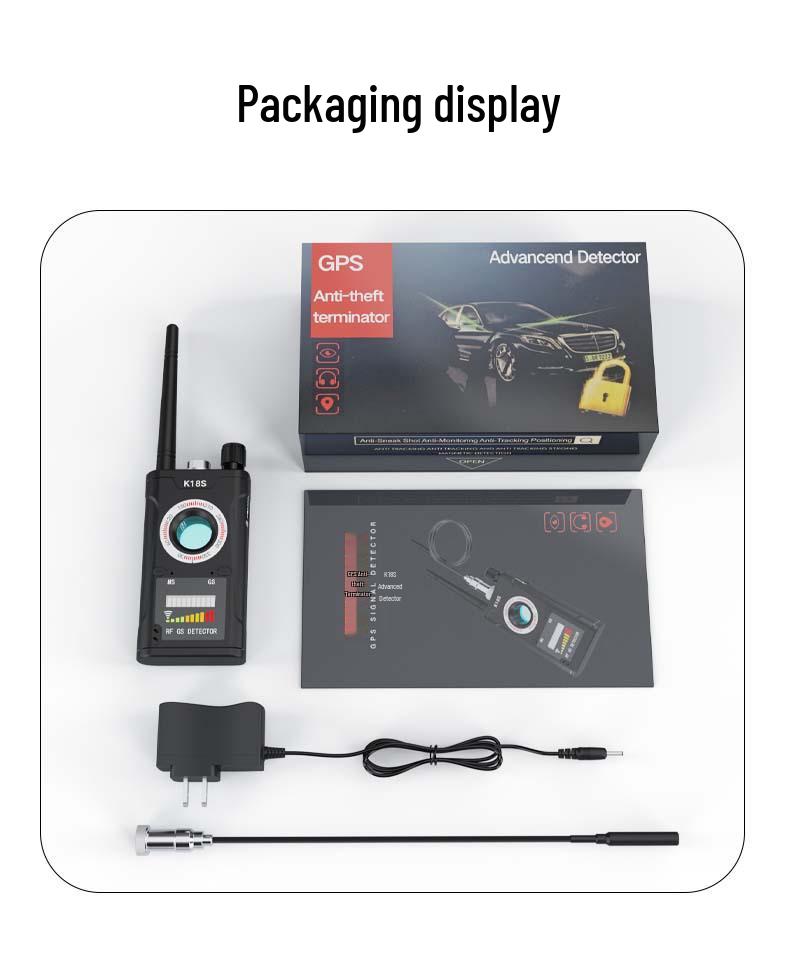 K18S Multi-Function Privacy Protector: Anti-Spy, Anti-Eavesdropping, Anti-Monitoring, GPS Anti-Positioning Detector.