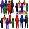 Disfraces Cosplay de Among Us para Niños 3 Piezas Trajes para Fiesta de Halloween Show Mono