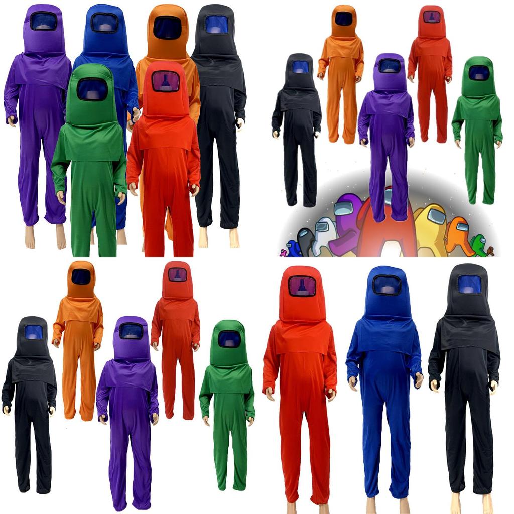 Disfraces Cosplay de Among Us para Niños 3 Piezas Trajes para Fiesta de Halloween Show Mono