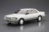 Aoshima Bunka Kyozai 1/24 The Model Car Series No. 87 Toyota UZS131 Crown Royal Saloon G '89 Plastic Model Car (Automobile)