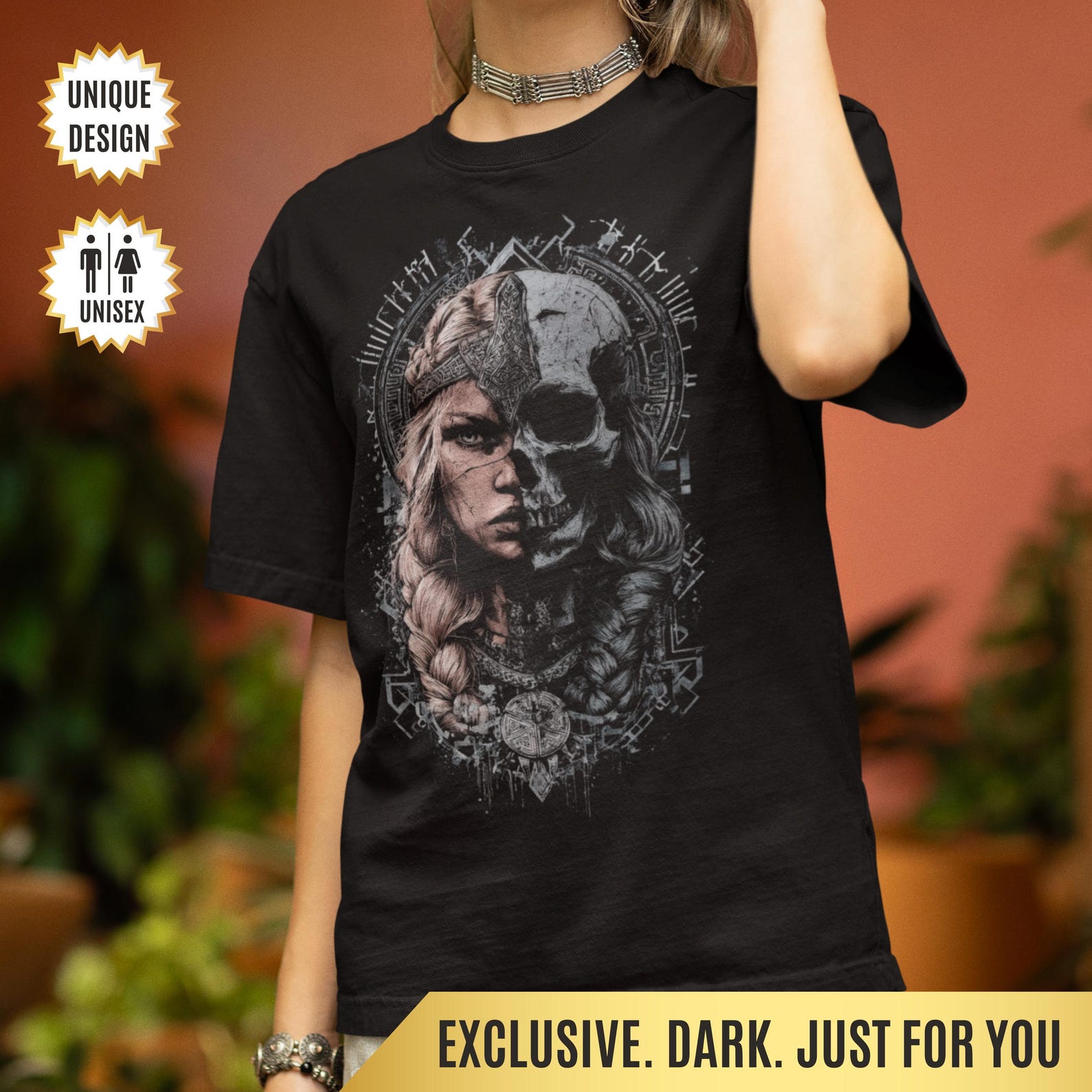 Hel Norse Goddess T-Shirt Viking Underworld Queen Tee, Nordic Mythology Shirt, Nordic Mythology Gift for Pagan & Viking Fans, Pagan Goddess 2XL