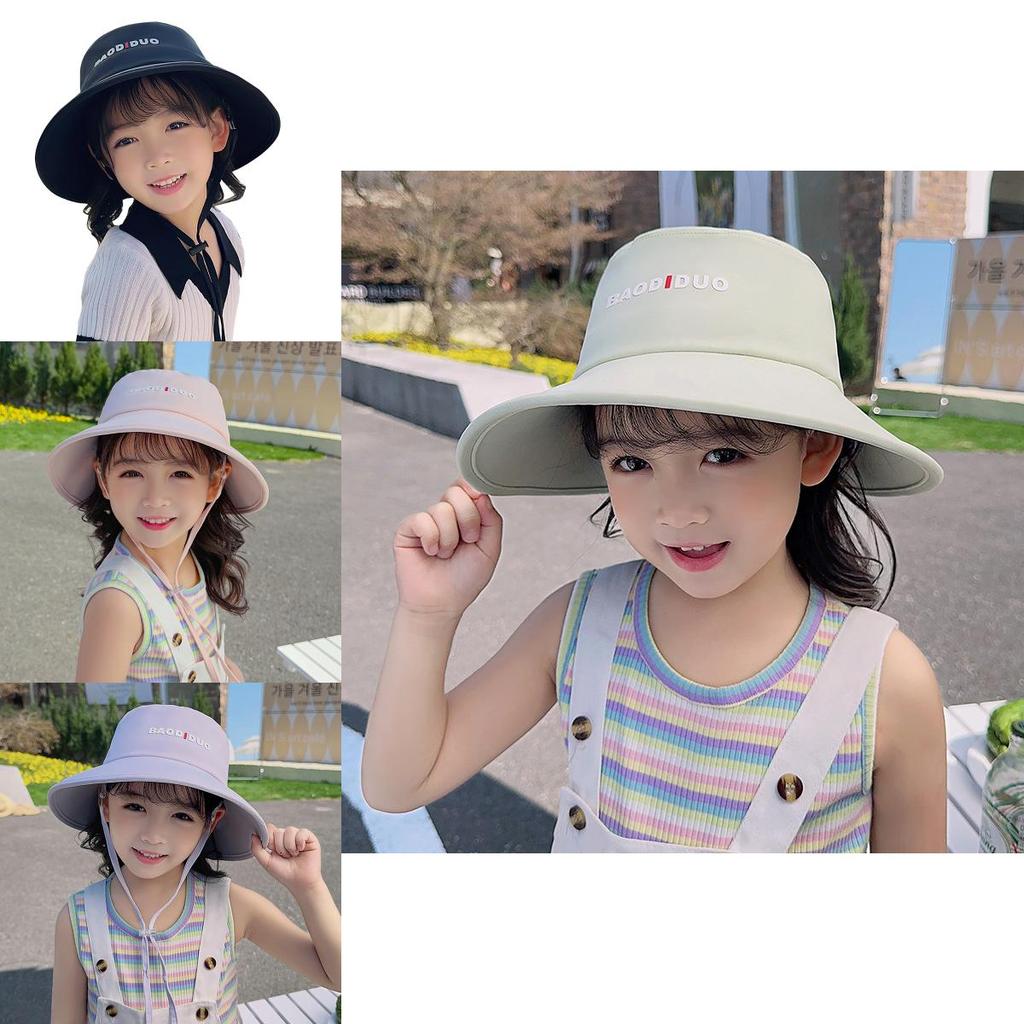 Childrens Summer Sun Hat With Flat Top Design And Cool Ice Silk Fabric For Outdoor Activities