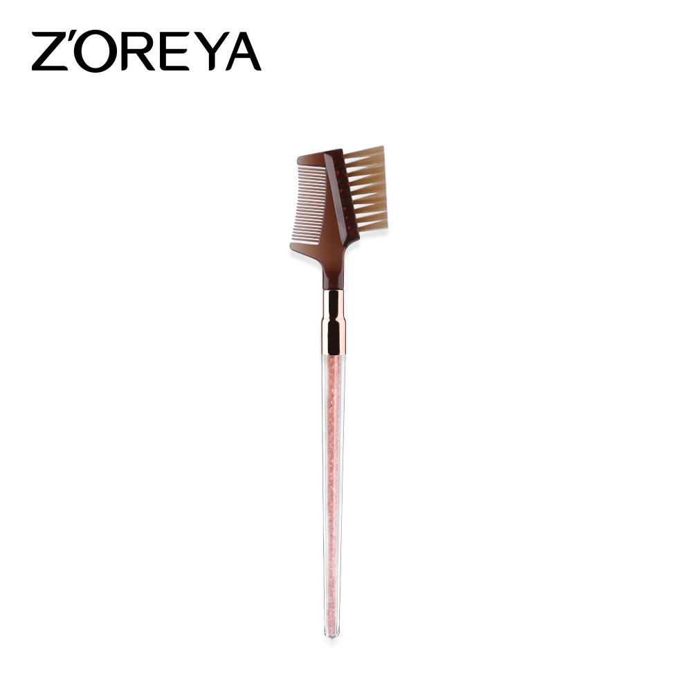 Set de pensule pentru fard de ochi pentru fard de obraz Inner Drill Crystal Pink Pensie de machiaj Punga de depozitare Pensula pentru fond de ten Instrumente de machiaj