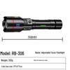 UOSU QB-306 High-Brightness Zoomable Flashlight